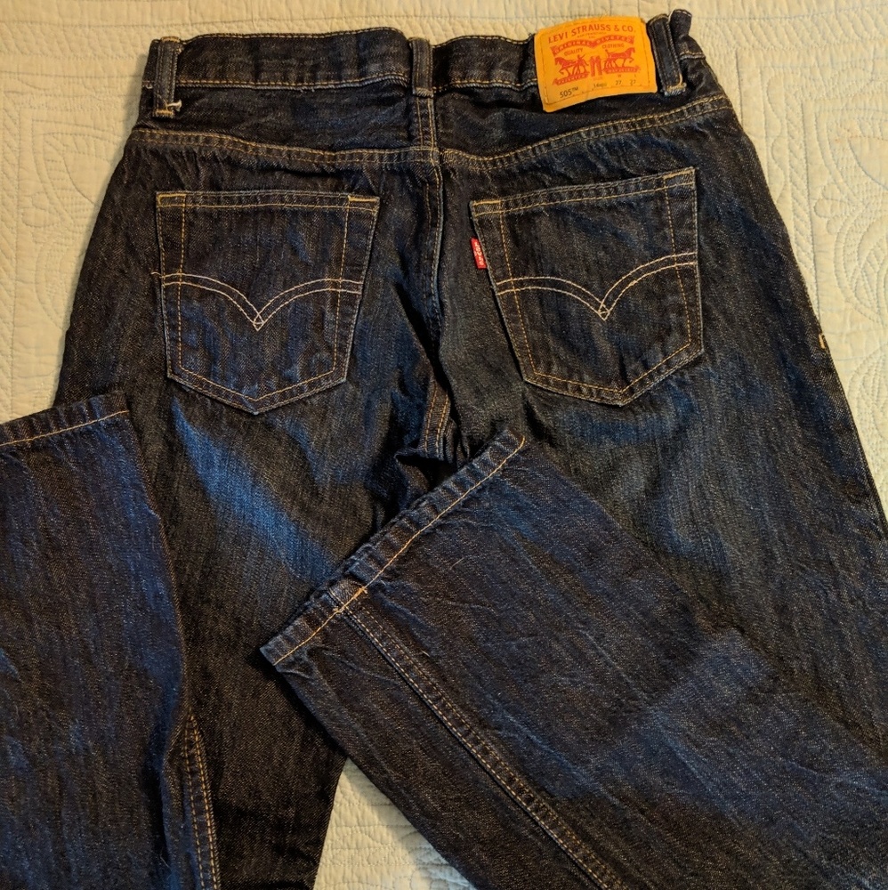 Perfect condition Levi's in dark wash